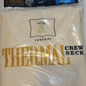 Mens crew thermal under shirt